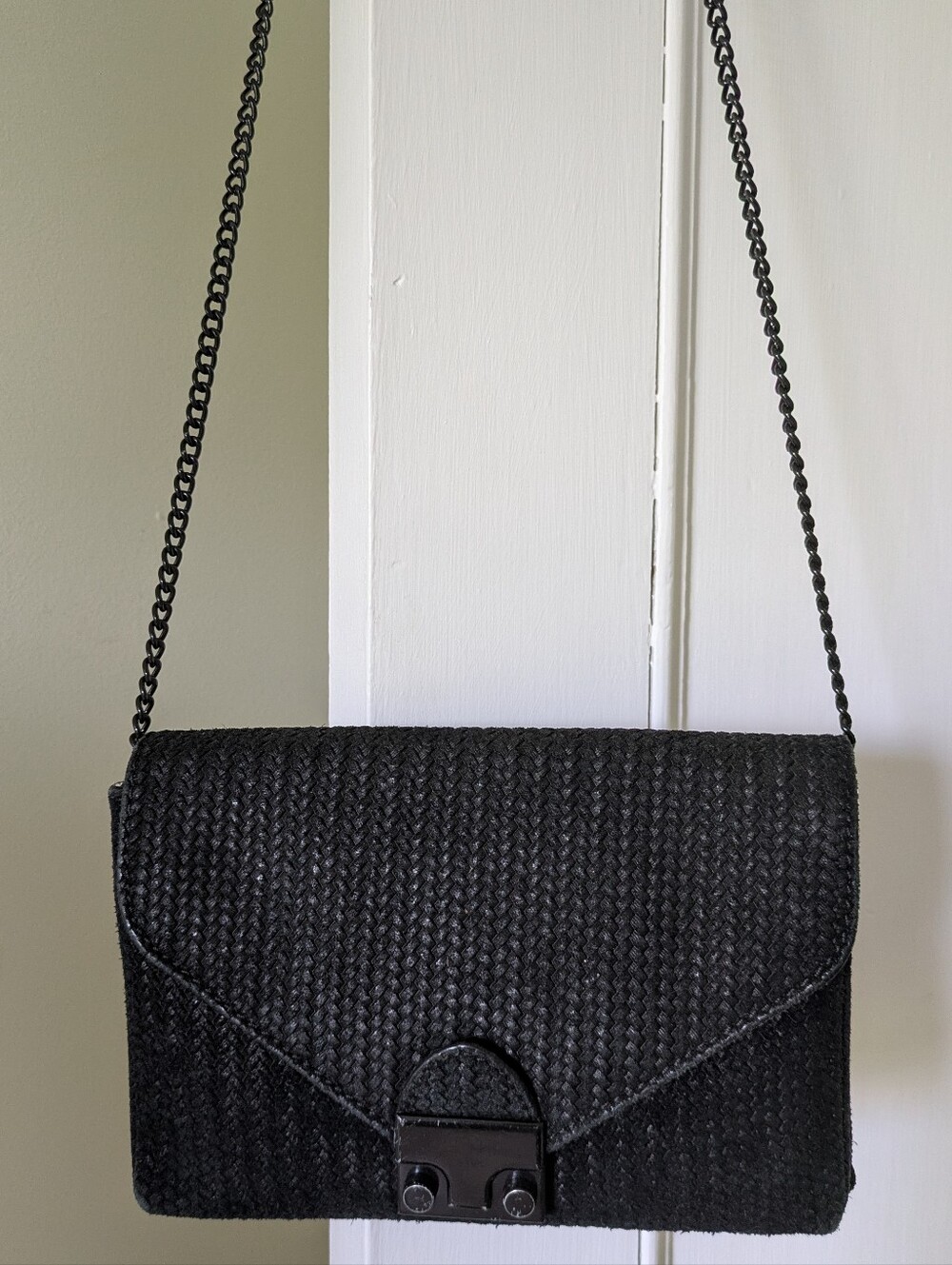 Loeffler Randall Woven Leather Cross body Bag - Picture 4 of 12